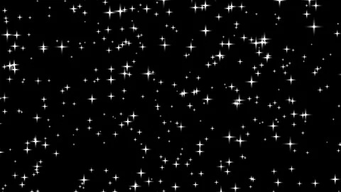 Starry Night Sky Background With Sparkling Stars And Deep Black Space For Design Stock Footage 330392427