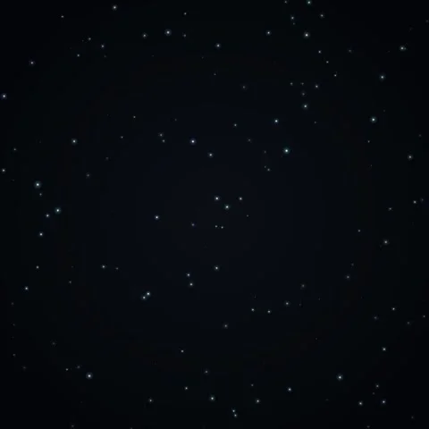 Starry Night Sky Background - Twinkling Stars on Dark Deep Space Stock Footage 346283519