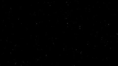 Starry Night Sky on black Illustrazione stock