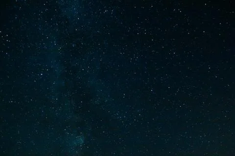 Starry night sky with constellations Stock Photos