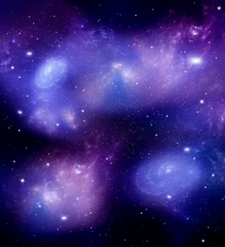 Starry night sky deep outer space Stock Illustration