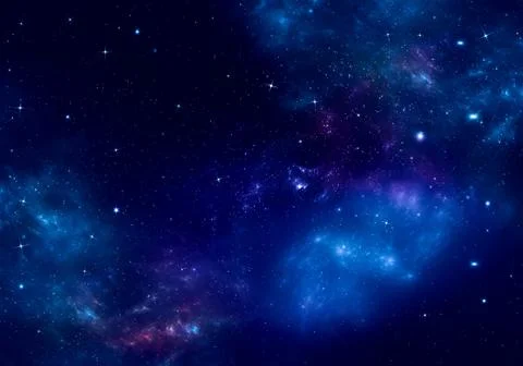 Starry night sky deep outer space Stock Photos