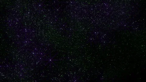 Starry night sky with dense field of stars and subtle purple space glow Stockbeeldmateriaal 330084167