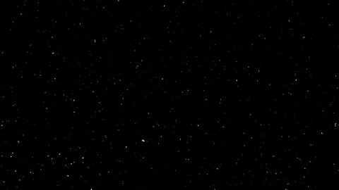Starry night sky filled with glowing points of light on dark background Stock Illustration
