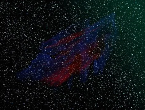 Starry night sky Stock Illustration