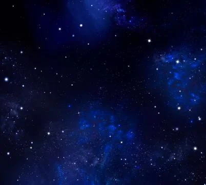 Starry night sky Stock Illustration