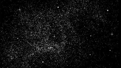 Starry night sky landscape background stock vector Stock Illustration