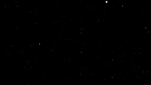Starry night sky motion background with floating white particles and deep b.. Video stock 337805210