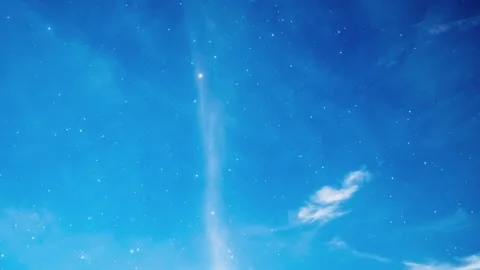 Starry Night Sky Over Moon World, Caoshan, Nanxi, Tainan, Taiwan. Stock Footage 311581075