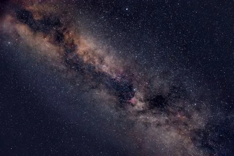 Starry night sky Stock Photos