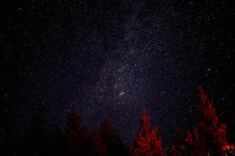 Starry Night Sky Stock Photos