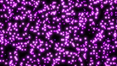 Starry night sky purple background with white dot pattern Vídeo Stock 275599067