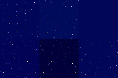 Starry night sky. A set of drawings of star constellations, white on a dark.. Stock Illustration