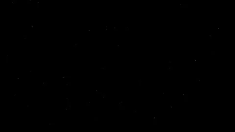Starry night sky with shooting star on black background and green screen Stock Footage 330569958