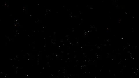 Starry night sky, showcasing numerous tiny, scattered stars against a deep bl Stock Footage 275253128