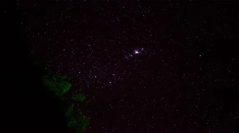 Starry Night Sky, Time Lapse Stock Footage 40341453