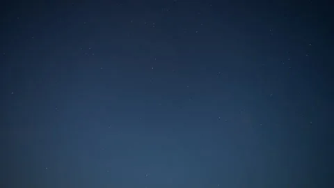 Starry night sky time-lapse Stock Footage 317366569