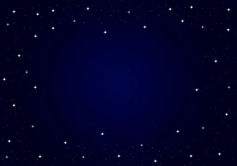 Starry night sky vector Stock Illustration