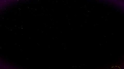 Starry night with  slope of hill Stock Footage 32157718