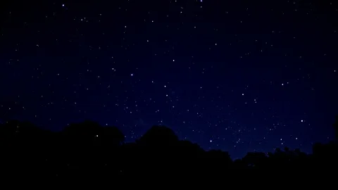 Starry night time lapse 動画素材 88828616