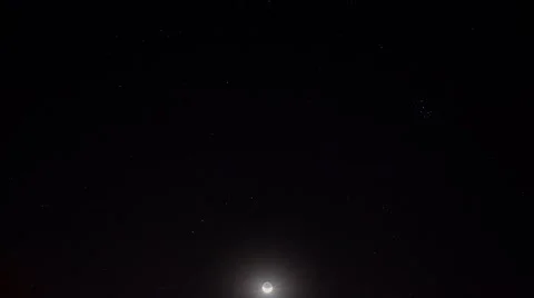 STARRY NIGHT timelapse Stock Footage 64709908