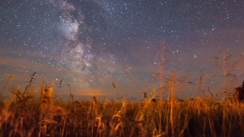 Starry night timelapse Stock Footage 112766848