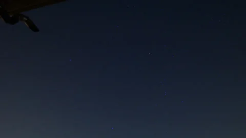 Starry night timelapse Stock Footage 233265010