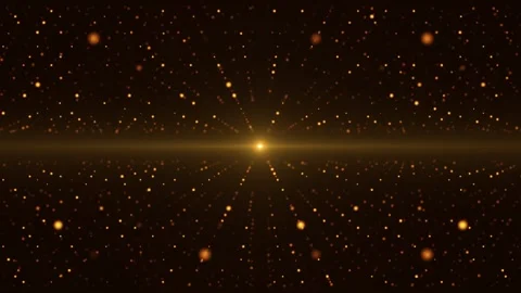 A starry or outer space with a bright orange dot in the center Vídeos de archivo 310299364