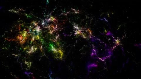 Starry outer space background texture . Colorful Starry Night Sky Vídeos de archivo 162960639