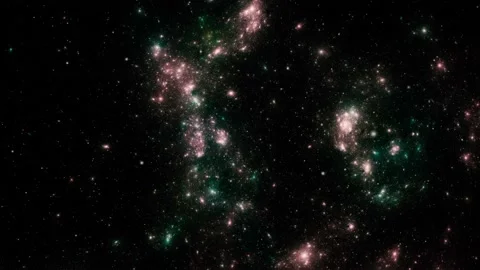 Starry outer space background texture . Colorful Starry Night Sky 動画素材 162961258