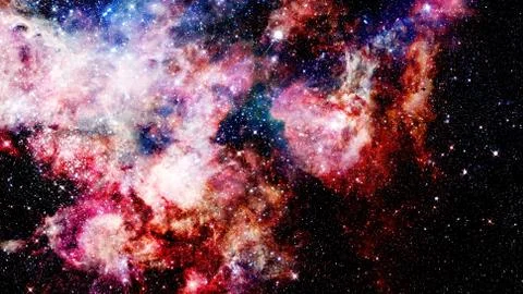 Starry outer space background texture. Science art. Stock Photos