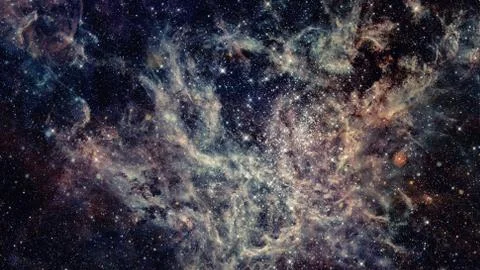 Starry outer space background texture. Science art. 스톡 사진