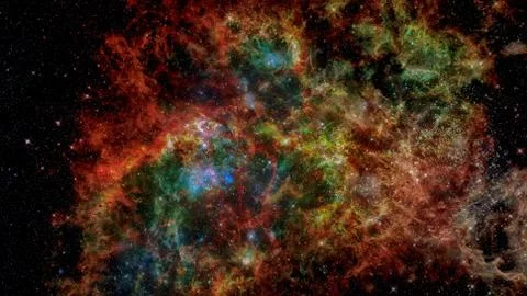 Starry outer space background texture. Science art. Stock Photos