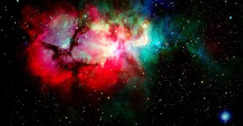 Starry outer space. Background texture. Elements of this image furnished by N Stock Photos