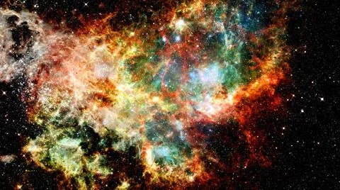 Starry outer space background texture. Science art. Starry outer space bac... 스톡 사진