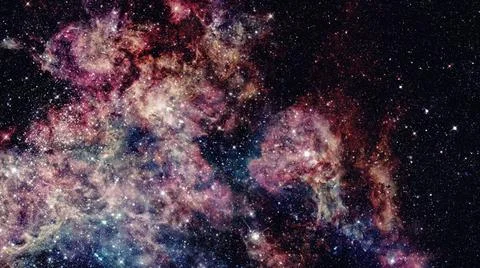 Starry outer space background texture. Science art. Starry outer space bac... Stock Photos