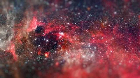 Starry outer space. Elements of this image furnished by NASA. Starry outer... Stock Photos