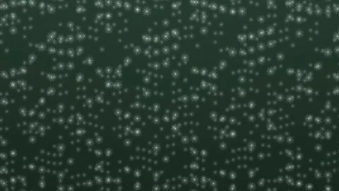 Starry pattern with soft white stars on a dark green Stock Footage 338229588