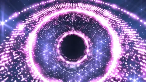 STARRY RINGS Motion Background Sparkling Stock-Footage 168351361