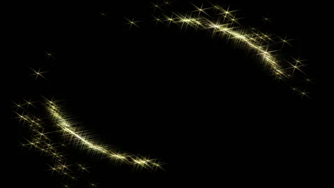 Starry scattering rotates in a circle on Stock Footage 101973563