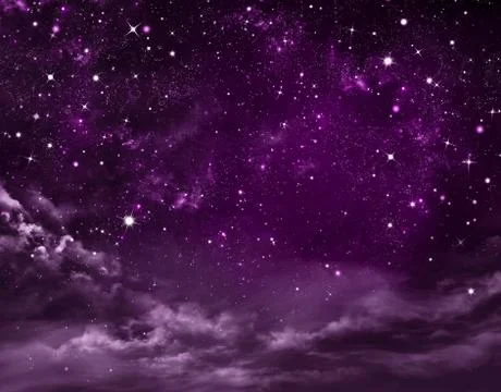 Starry sky, abstract background Stock Illustration