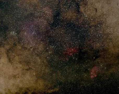 Starry sky background in the cosmos Foto stock