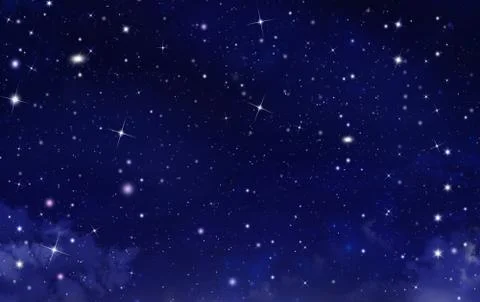 Starry sky, background Stock Illustration