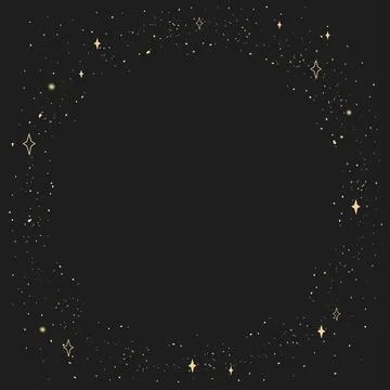 Starry sky background Stock Illustration