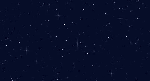 Starry sky background. Star space background Stock Illustration