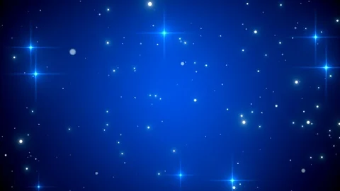 Starry sky blue background particles Video stock 121471773