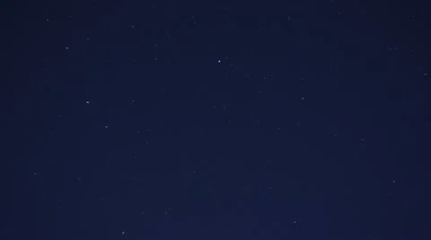 Starry Sky is covered by clouds Stock Footage 68377091