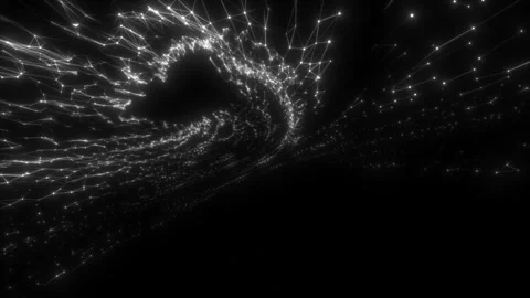 Starry sky Digital background. Seamless loop. Stock Footage 101882849