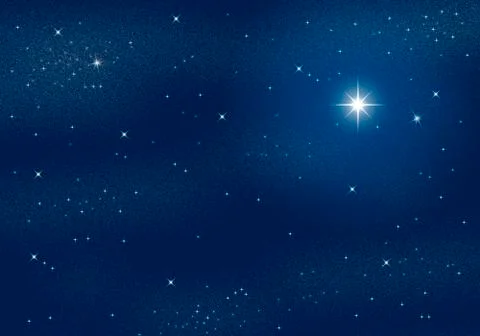 Starry sky Stock Illustration