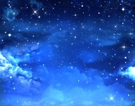 Starry sky Stock Illustration